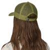 Patagonia P-6 Logo LoPro Trucker Hat in White with Buckhorn Green