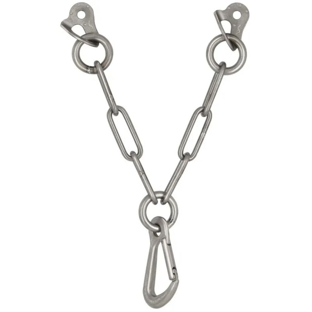 Fixe V-Belay Station 2x 12mm hangers, 1x snapgate karabiner