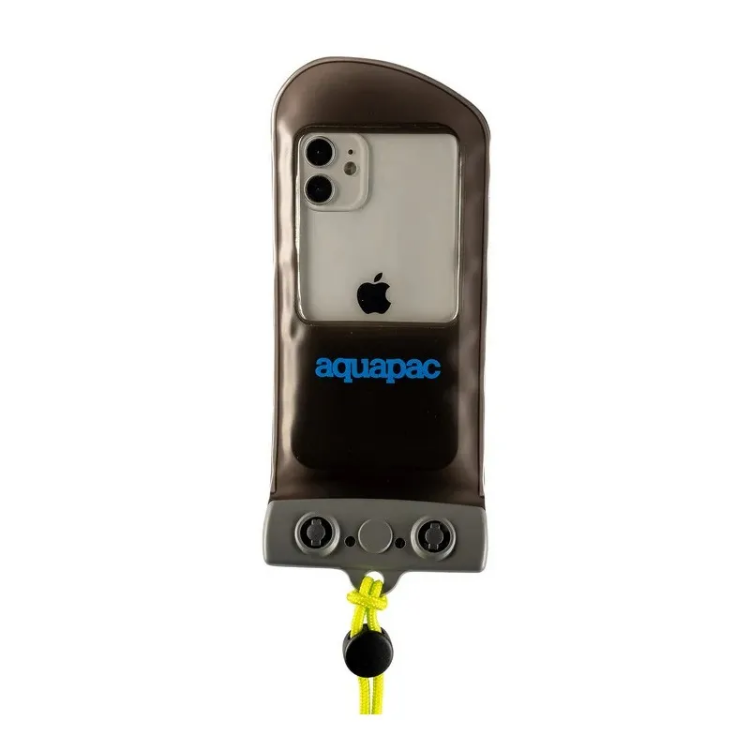 Aquapac Classic Phone Case Mini in Grey / Clear