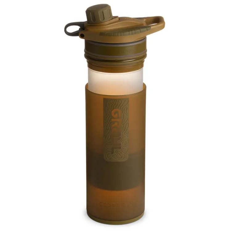 Grayl GeoPress Water Purifier in Coyote Brown