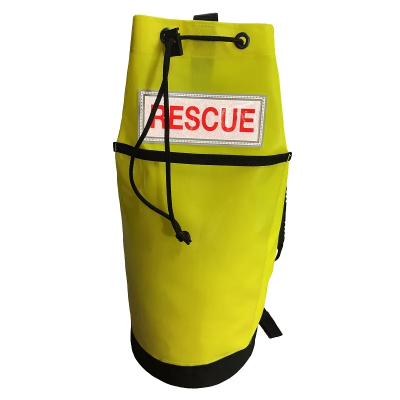 Lyon Rope Sack in 20L High Vis Green Rescue Label Clear Pocket