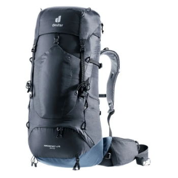 Deuter Aircontact Lite 40+10 in Black Marine