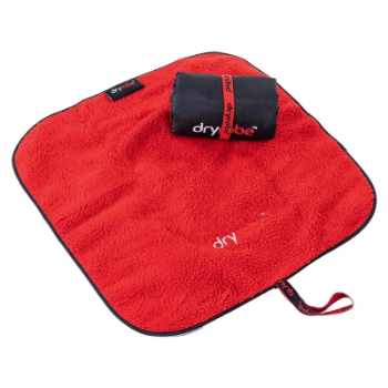 Dryrobe Changing Mat in Black Red