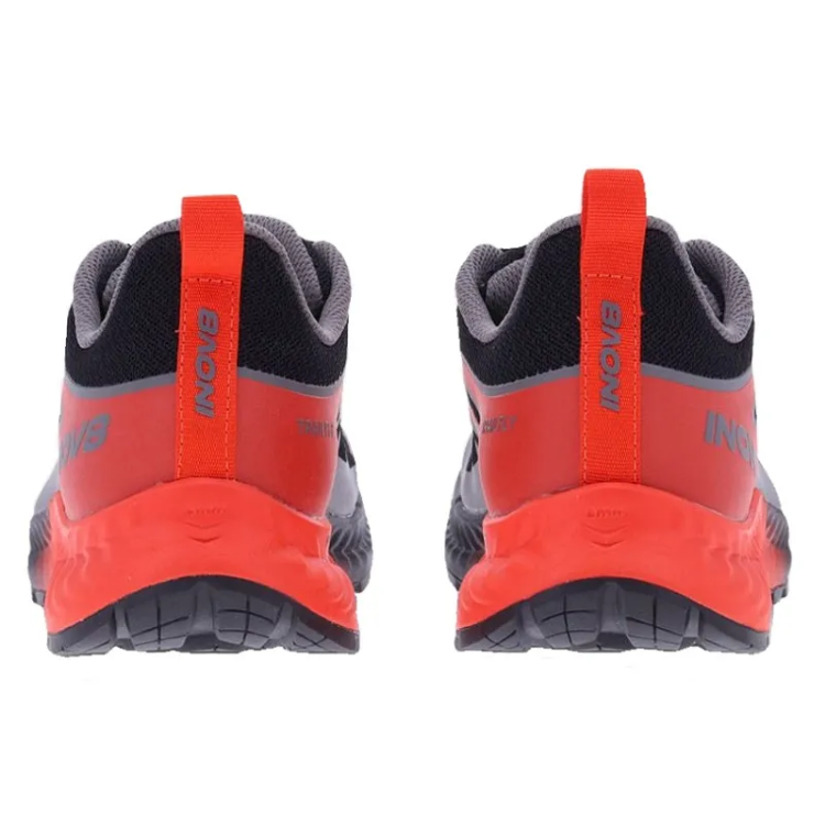 INOV8 TrailFly Men's in Black / Fiery Red / Dark Grey