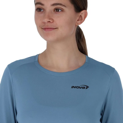 INOV8 Performance Long Sleeve T-Shirt Women's in Blue Grey / Slate