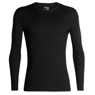 Icebreaker Men's Merino 200 Oasis Long Sleeve Crewe Thermal Top Icebreaker Men's Merino 200 Oasis Long Sleeve Crewe Thermal Top