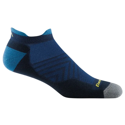 Darn Tough Men's Run No Show Tab Ultra-Lightweight Running Sock in Eclipse Darn Tough Men's Run No Show Tab Ultra-Lightweight Running Sock in Eclipse