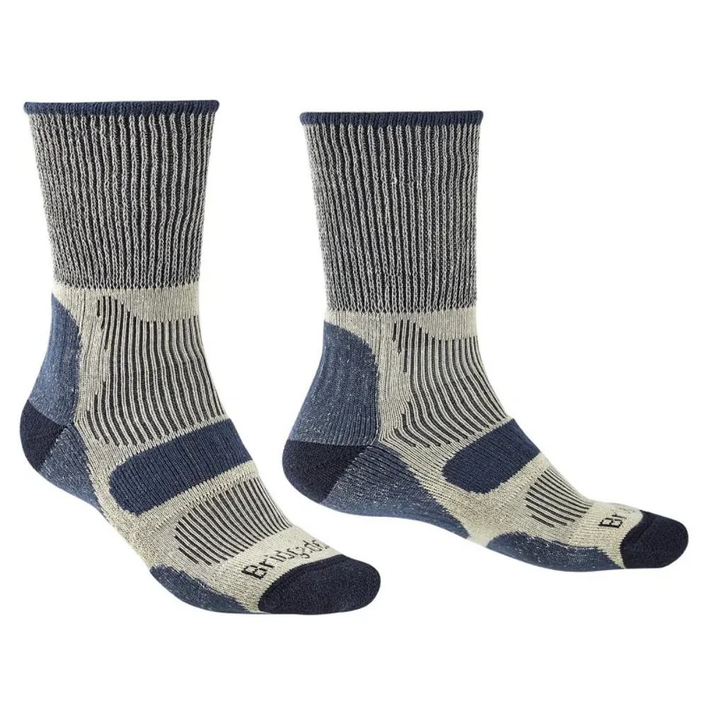 Bridgedale HIKE Lightweight Cotton Cool Comfort Men's Boot in Indigo