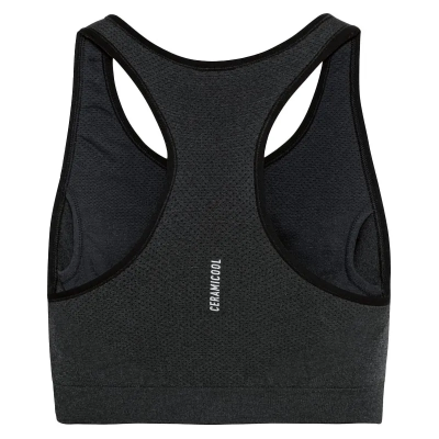 Odlo Women's Ceramicool Seamless Medium Support Sports Bra in Black