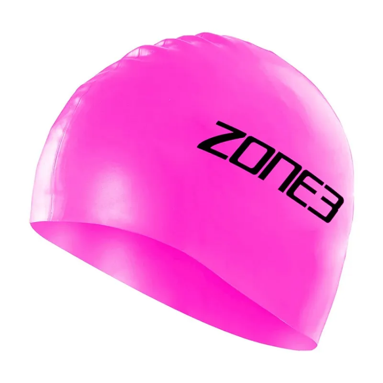 Zone3 Silicone Swim Cap - Pink