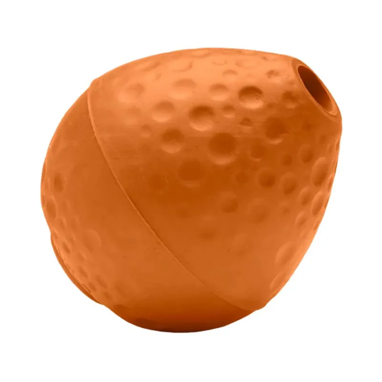 Ruffwear Turnup Rubber Throw Toy - Campfire Orange