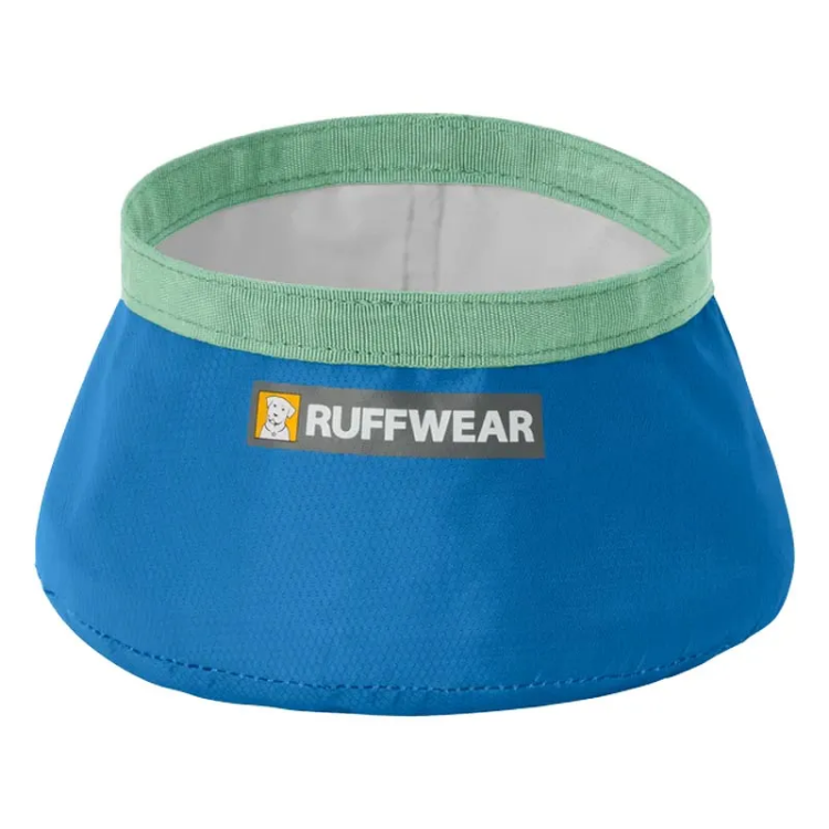 Ruffwear Trail Runner Ultralight Dog Bowl - Blue Pool