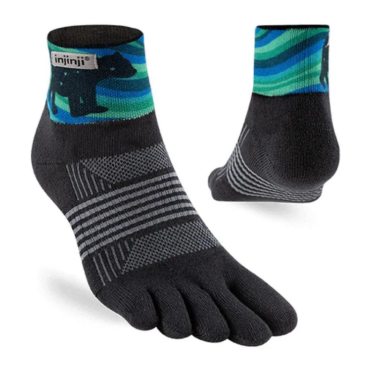 Injinji Artist Designed Women's Mini-Crew - Aurora