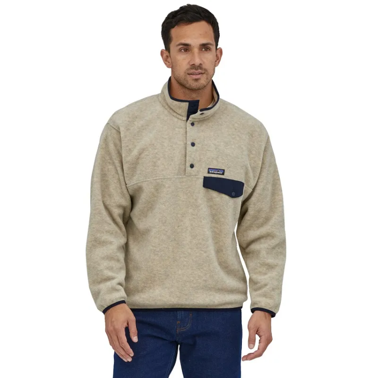 Patagonia Men's Synchilla Snap-T Fleece Pullover - Oatmeal Heather
