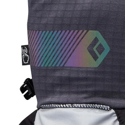 Black Diamond Gridtech Storm Hood Gloves - Carbon Glacier
