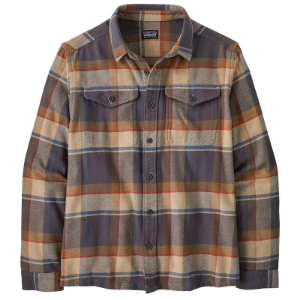 Patagonia Men's Fjord Flannel Shirt - Sunrise Ridge: Forge Grey