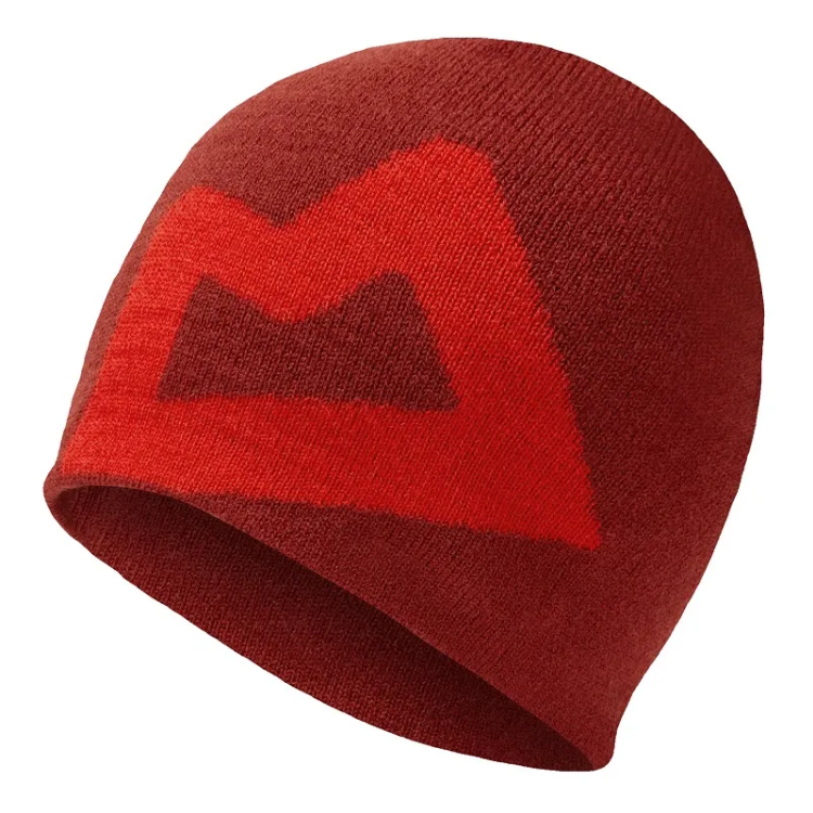 Mountain Equipment Branded Knitted Beanie - Merlot / Chilli