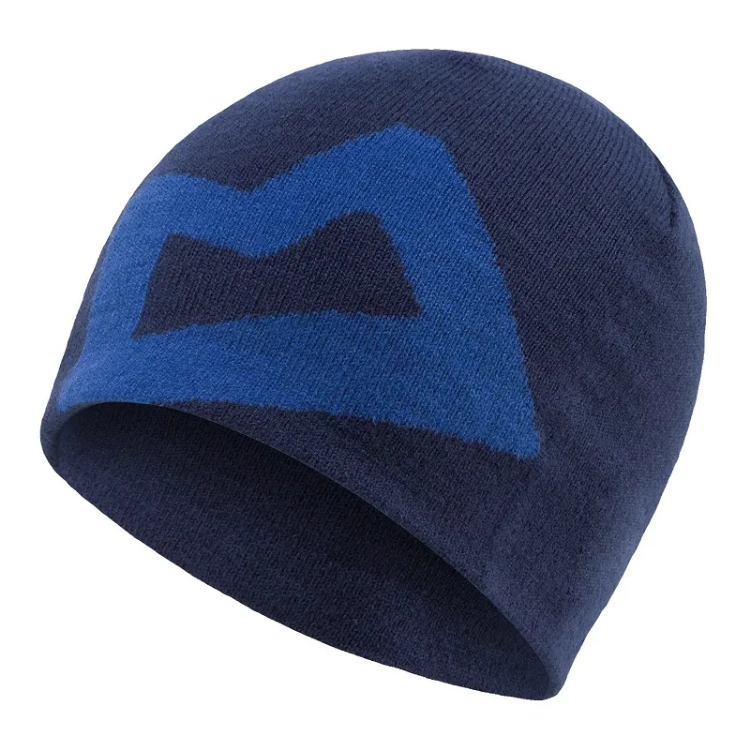 Mountain Equipment Branded Knitted Beanie - Medieval / Lapis Blue
