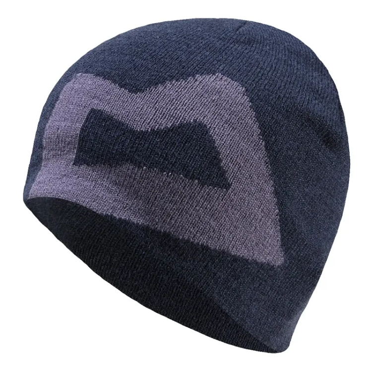 Mountain Equipment Branded Knitted Women's Beanie - Cosmos / Welsh Slate