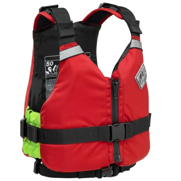 Palm Centre Zip PFD - Red / Lime Green - XXS