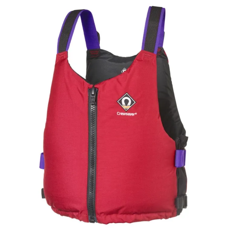 Crewsaver Centre Zip 70N Buoyancy Aid - Red / Purple - Child / Junior 