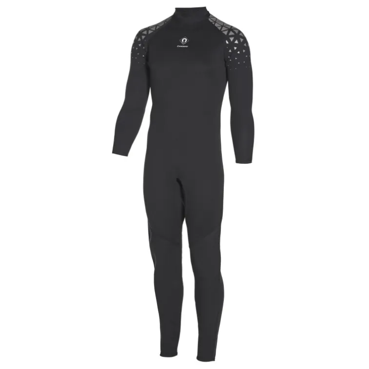 Centre 4mm One Piece Wetsuit - Black / Grey - Extra Lage 