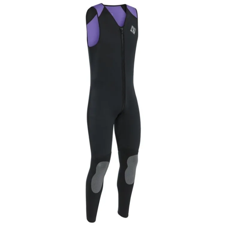 Palm Centre Longjohn - Black / Purple - XXS (KL)