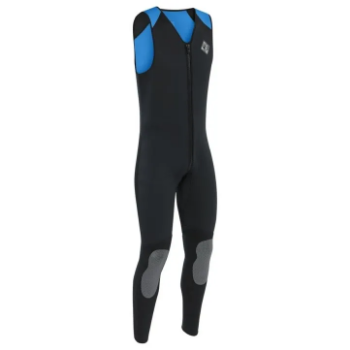 Palm Centre Longjohn - Black / Blue - M