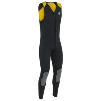 Palm Centre Longjohn - Black / Yellow - L