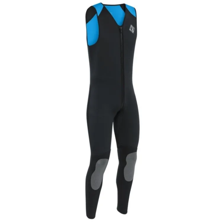 Palm Centre Longjohn - Black / Aqua - XXL 