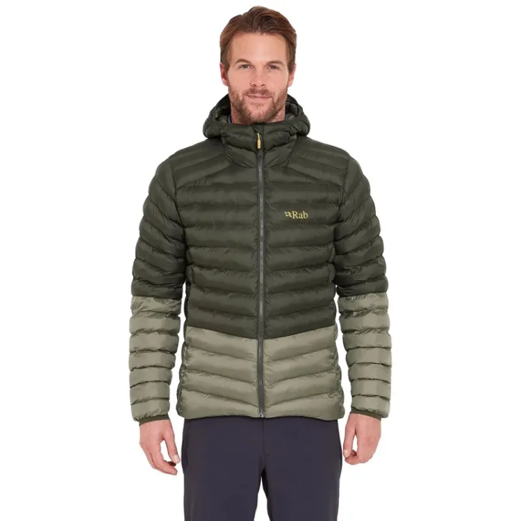 Rab Men's Cirrus Alpine Insulated Jacket - Army / Light Khaki