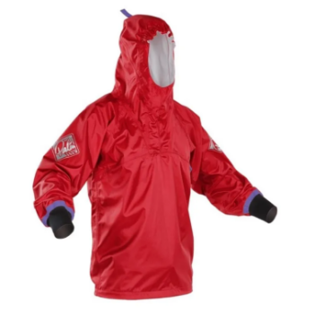 Palm Centre Smock - Red / Purple - XXS