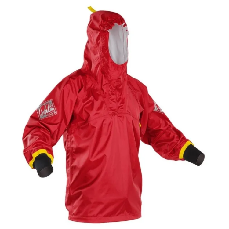 Palm Centre Smock - Red / Yellow - L