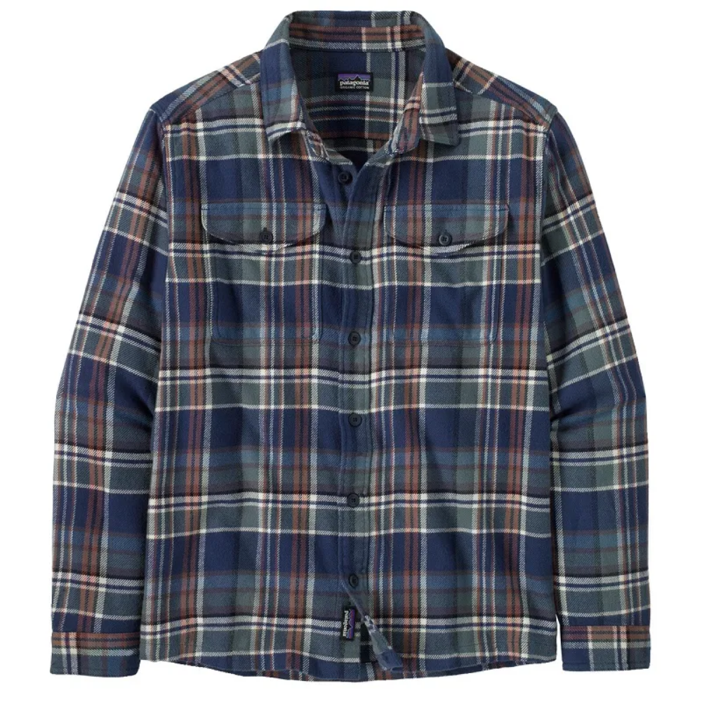 Patagonia Men's Fjord Flannel Shirt - Adventurer: New Navy