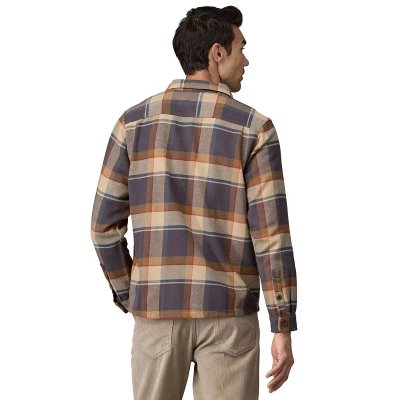 Patagonia Men's Fjord Flannel Shirt - Sunrise Ridge: Forge Grey