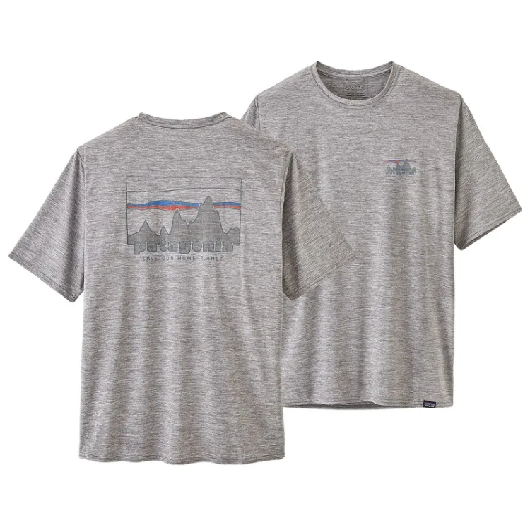 Patagonia Men's Capilene Cool Daily Graphic Shirt - '73 Skyline: Feather Grey
