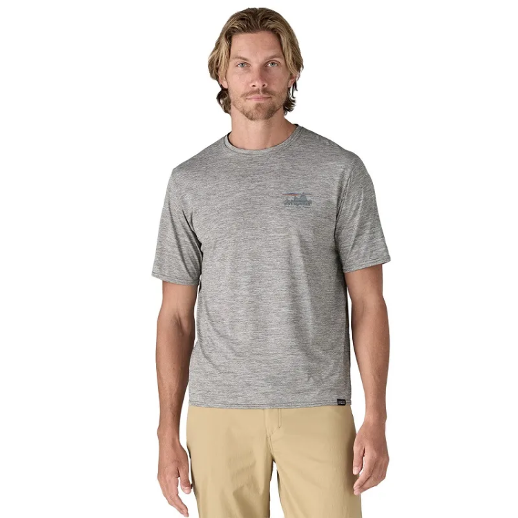 Patagonia Men's Capilene Cool Daily Graphic Shirt - '73 Skyline: Feather Grey