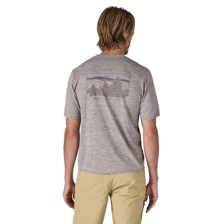 Patagonia Men's Capilene Cool Daily Graphic Shirt - '73 Skyline: Feather Grey
