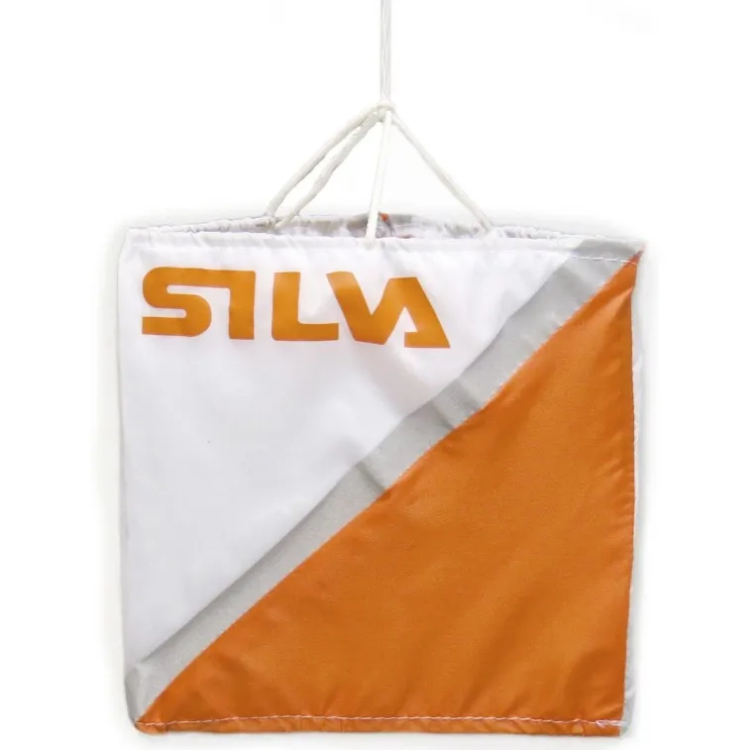 Silva Reflective Marker - White / Orange - 15cm x 15cm 