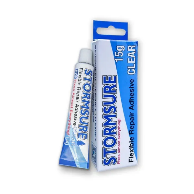 Stormsure Repair Kit – Glue, Adhesive Patches & Tape To Mend Leaks, Holes & Rips