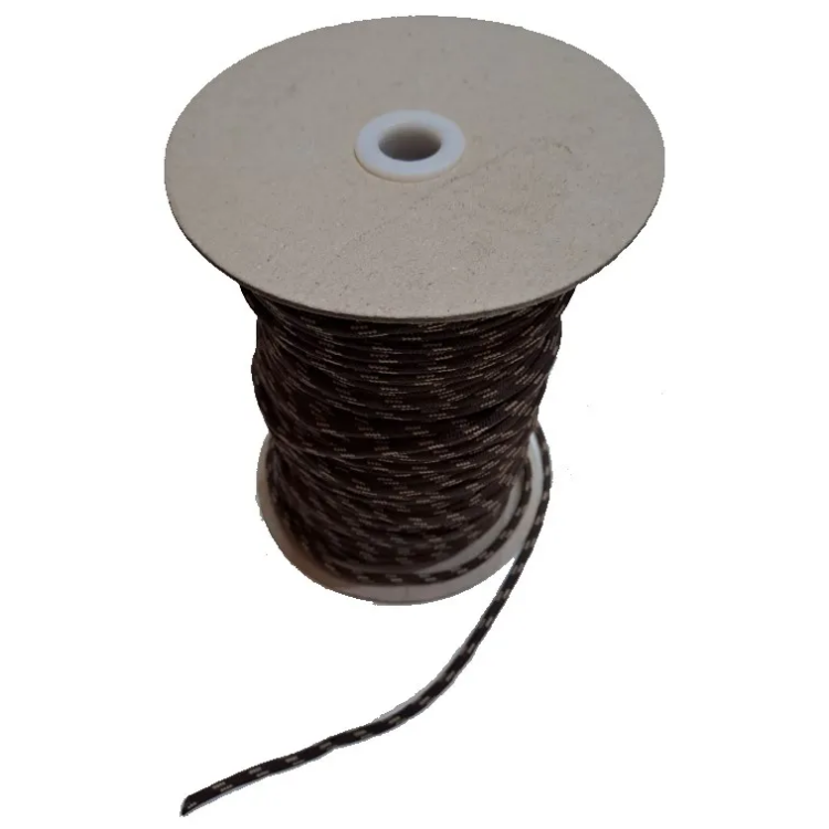 Up and Under Bootlace Reel - Brown / Oatmeal - 100m Drum 