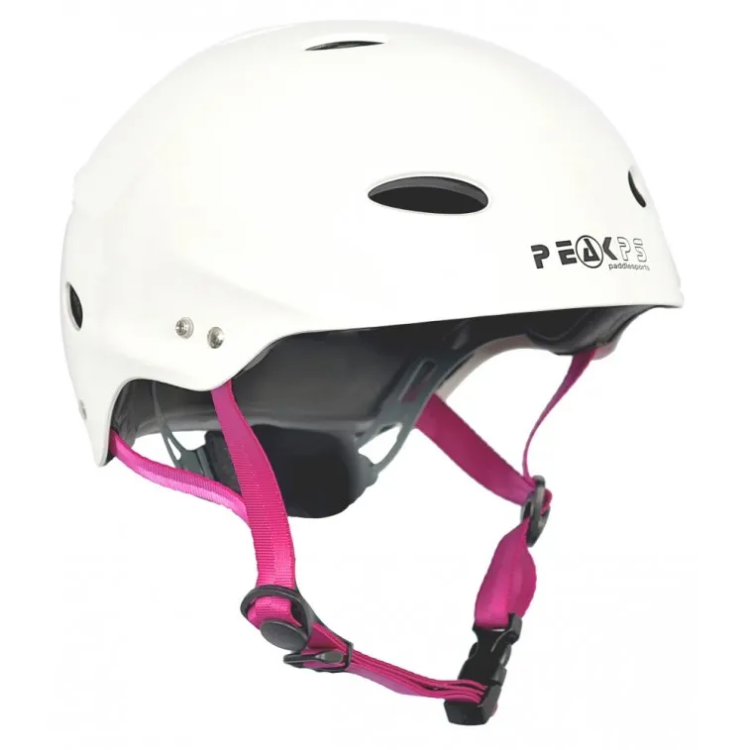Peak PS Centre Helmet - White / Purple -  L / XL 
