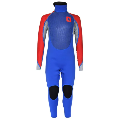 Circle One Kids (Toddler) Summer Wetsuit 3/2mm Faze Full Length - Red / Blue / Grey 