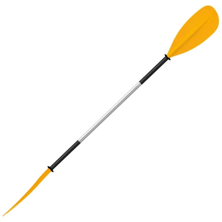TNP Asymmetric Touring Paddle - Yellow