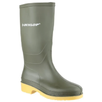Dunlop Kids Junior Dulls Wellington Boot - Green 
