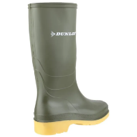Dunlop Kids Junior Dulls Wellington Boot - Green 