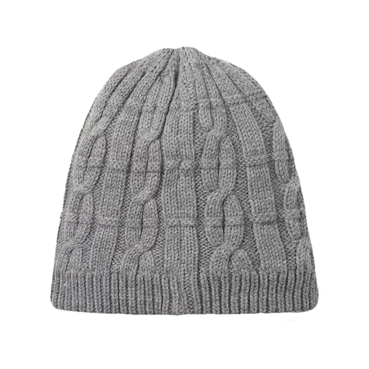 Sealskinz Blakeney - Waterproof Cold Weather Cable Knit Beanie - Grey Marl