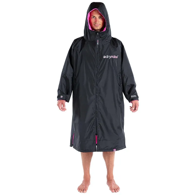 Dryrobe Advance Long Sleeve - Black / Pink