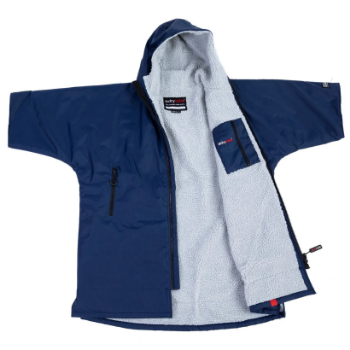 Dryrobe Advance Kid's Short Sleeve - Navy / Grey