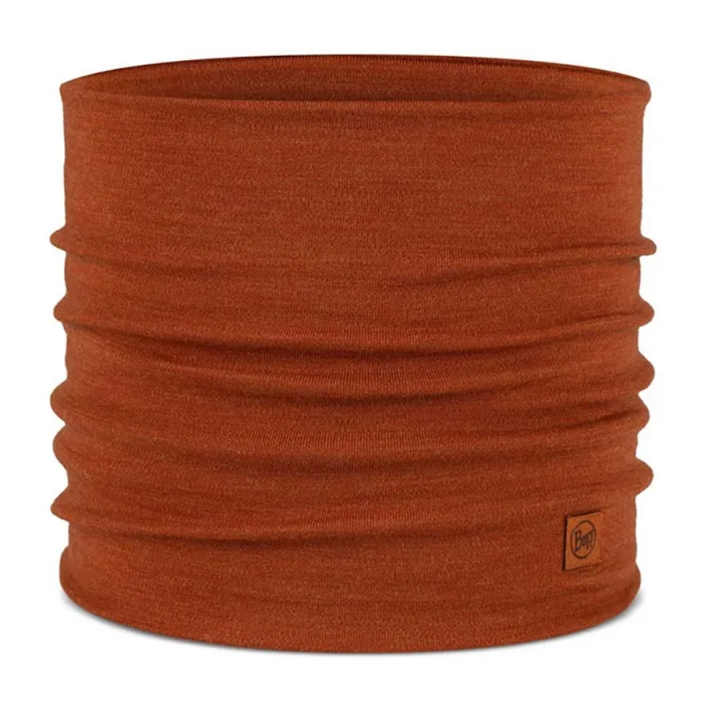 Buff Heavyweight Merino Wool Neckwarmer - Solid Cinnamon